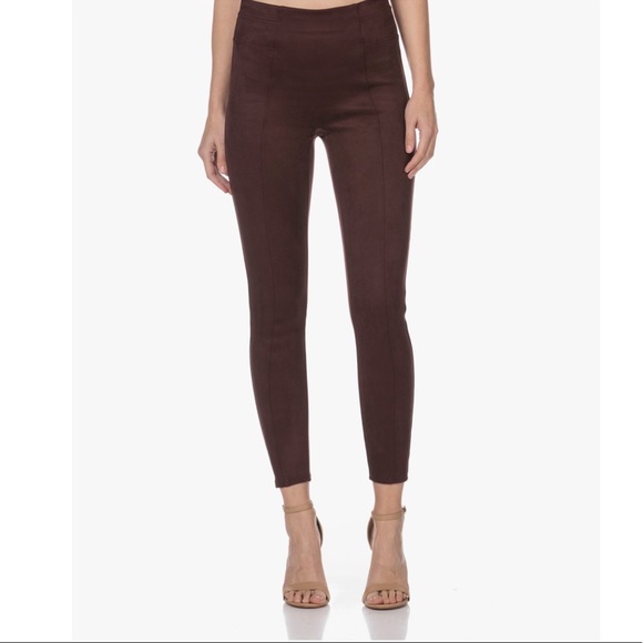 spanx suede leggings